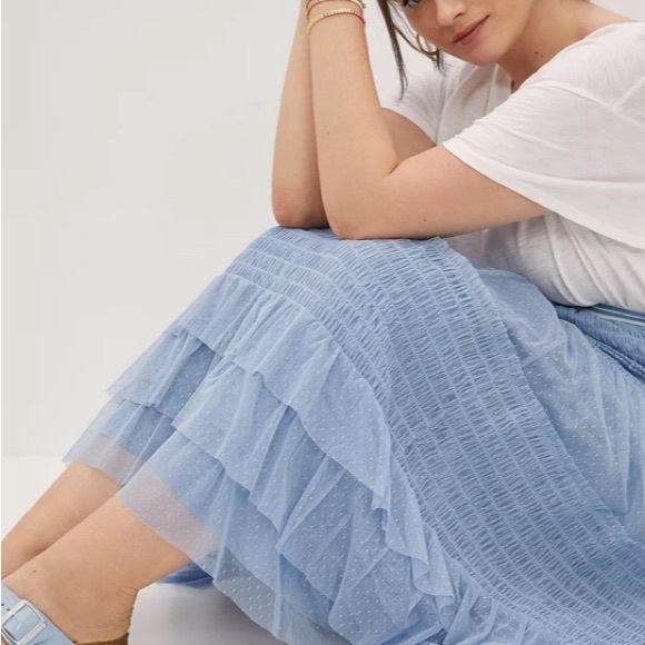 ❄️Anthropologie- MAEVE Tulle Skirt NWT - Picture 8 of 11